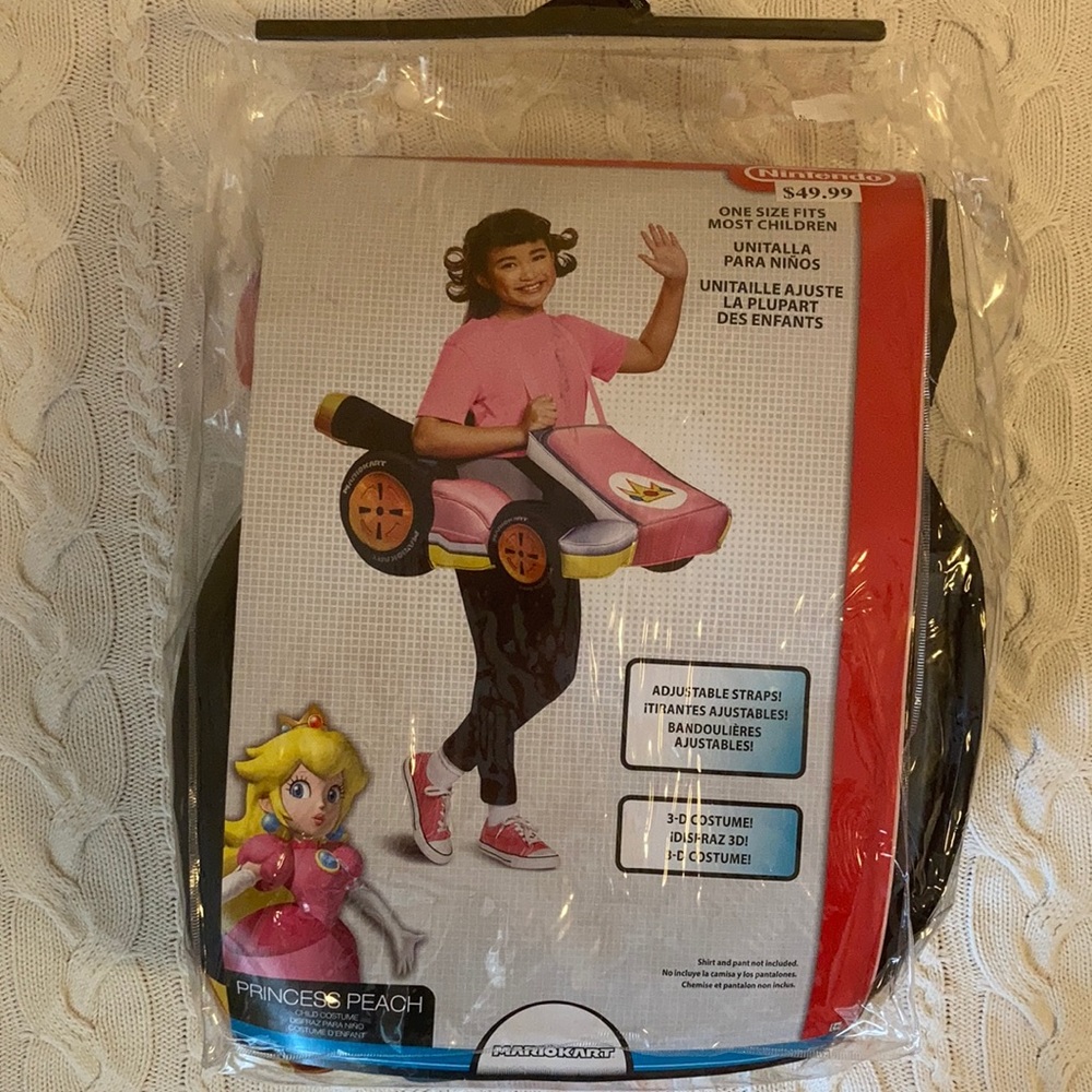 Nintendo MarioKart Princess Peach 3D Costume